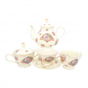 Чайный сервиз на 6 персон 15 предметов  Royal Classics "Розы" / 258138