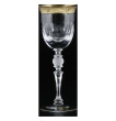 Бокалы для белого вина 200 мл 6 шт  Crystalite Bohemia &quot;Джесси /Золото&quot; 2 / 035899