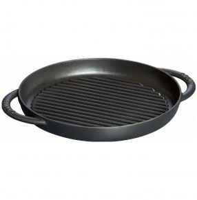 Сковорода-гриль 22 см круглая чёрная  Staub "STAUB" / 294167