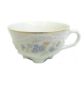 Чайная чашка 220 мл  Cmielow "Рококо /Голубой цветок" / 312936