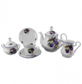 Чайный сервиз на 6 персон 15 предметов  Leander "Мэри-Энн /Сливы" / 157997