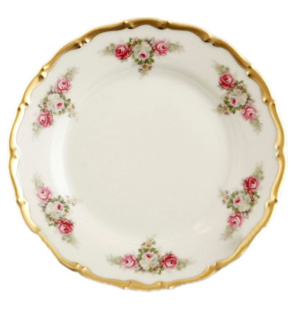 Набор тарелок 17 см 6 шт  Bohemia Porcelan Moritz Zdekauer 1810 s.r.o. &quot;Анжелика /Розовая нежность /СК&quot; / 080357