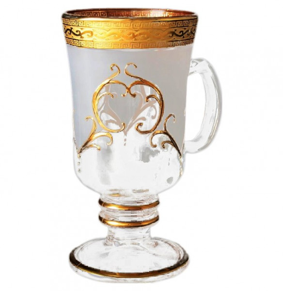 Кружки для горячих напитков 6 шт н/н  Bohemia &quot;Антик золото &quot; B-G / 036025
