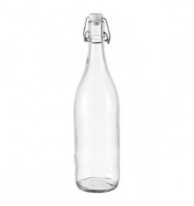 Бутылка с зажимом 1 л  Tescoma "DELLA CASA /Без декора" / 145351