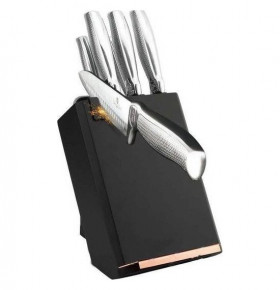 Набор ножей для кухни 8 предметов на подставке с ножеточкой  Berlinger Haus "Kikoza Collection" / 135763