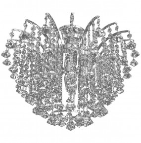 Люстра 4 рожковая хрусталь /никель  Titania Lux "Титания Люкс" / 085056