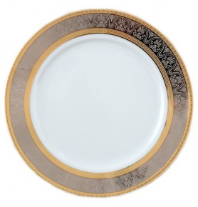 Набор тарелок 17 см 6 шт  Thun "Опал /Платина с золотом" / 020573